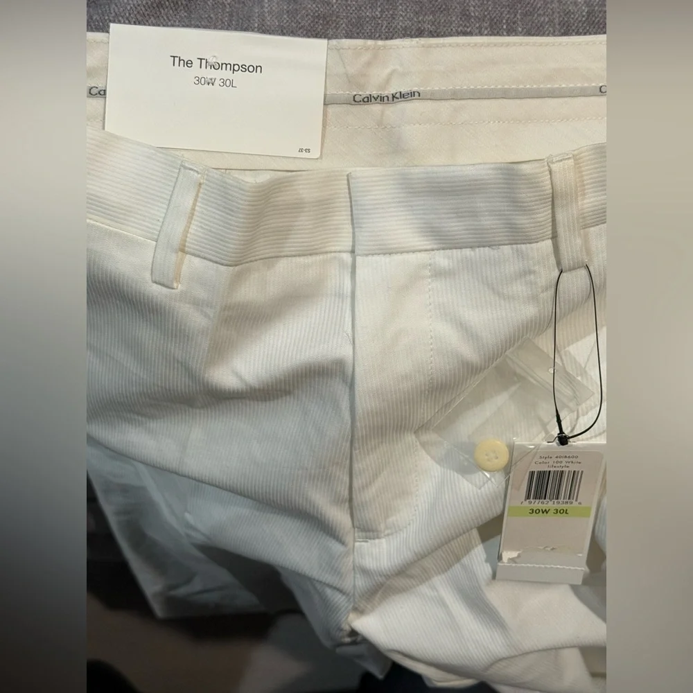 Calvin Klein White Men's Pants